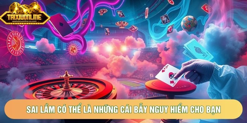 Sai lầm có thể là những cái bẫy nguy hiểm cho bạn